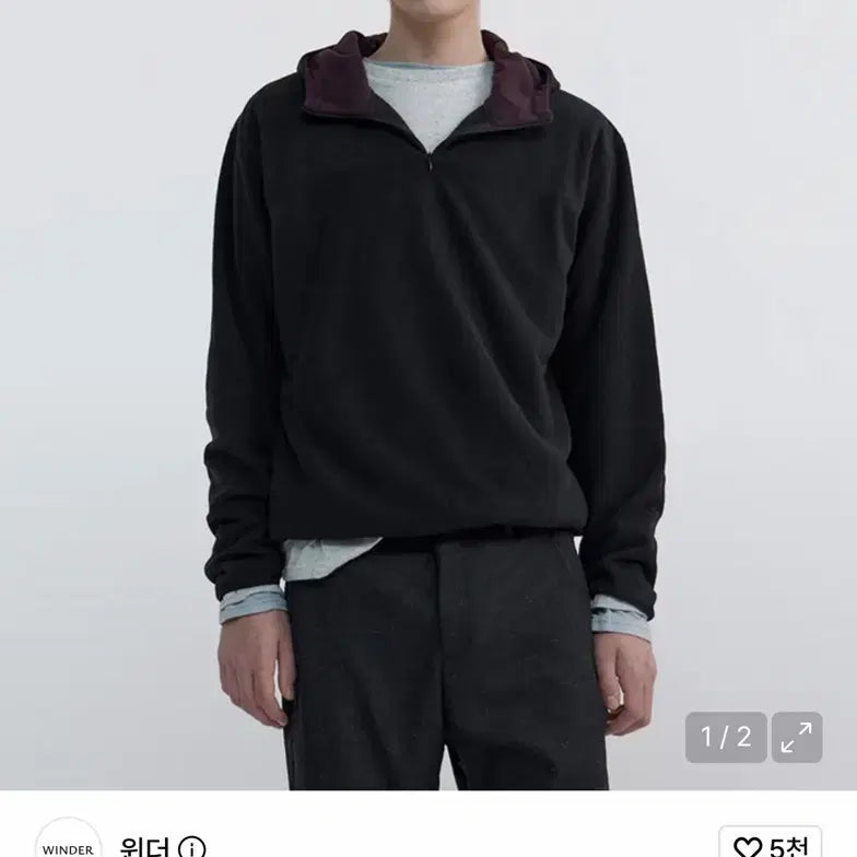[BUNJANG] W.Double Fleece Hoodie / 윈더 플리스후디