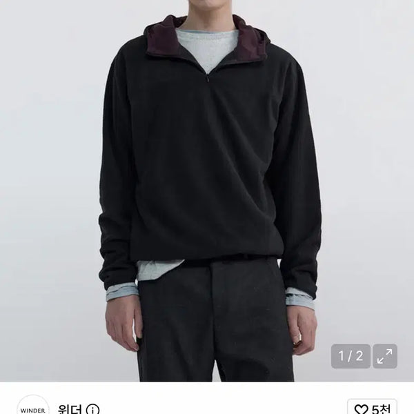 [BUNJANG] W.Double Fleece Hoodie / 윈더 플리스후디