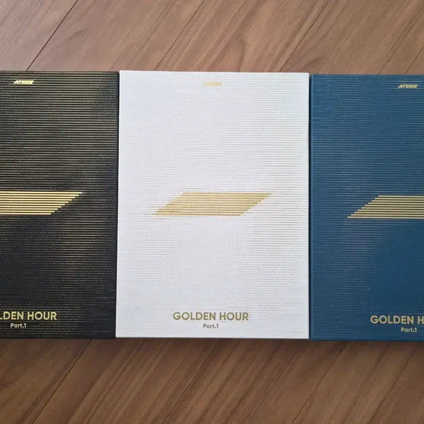 [BUNJANG] ATEEZ GOLDEN HOUR : Part.1 Album Bundle Set (Black, White, Blue) / 에이티즈 앨범 일괄 판매