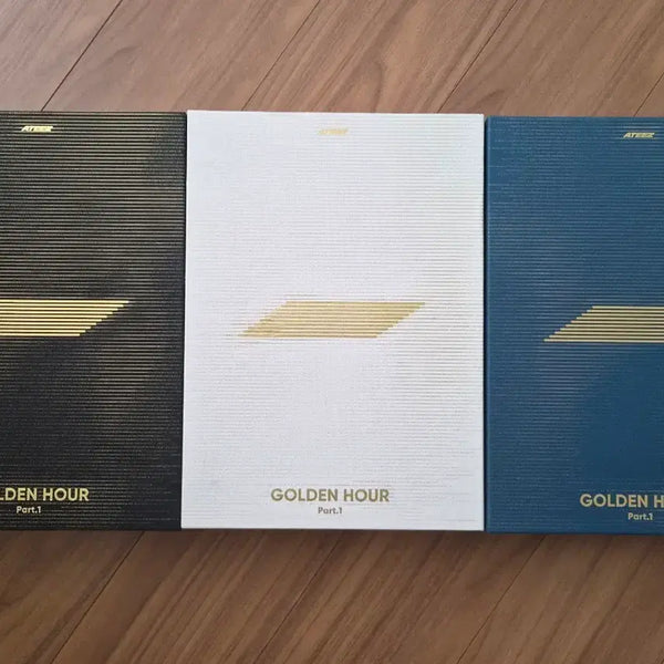 [BUNJANG] ATEEZ GOLDEN HOUR : Part.1 Album Bundle Set (Black, White, Blue) / 에이티즈 앨범 일괄 판매