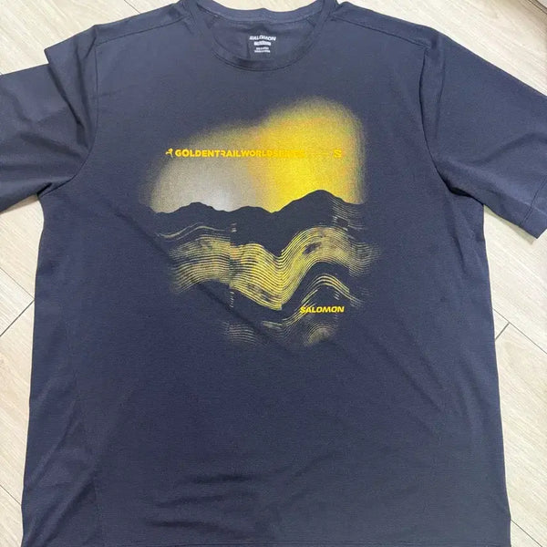 [BUNJANG] Salomon Golden Trail Running T-Shirt / 살로몬 골든 트레일러닝 반팔 티