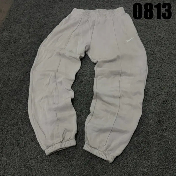 [BUNJANG] Nike Swoosh Jogger Pants Light Grey / 나이키 스우시 조거 팬츠 연회색