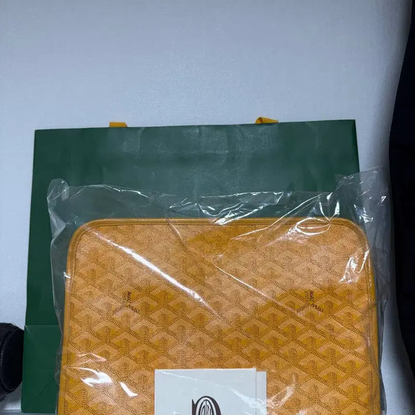 [BUNJANG] Goyard Juance Clutch Yellow / 고야드 쥬방스 풀박스