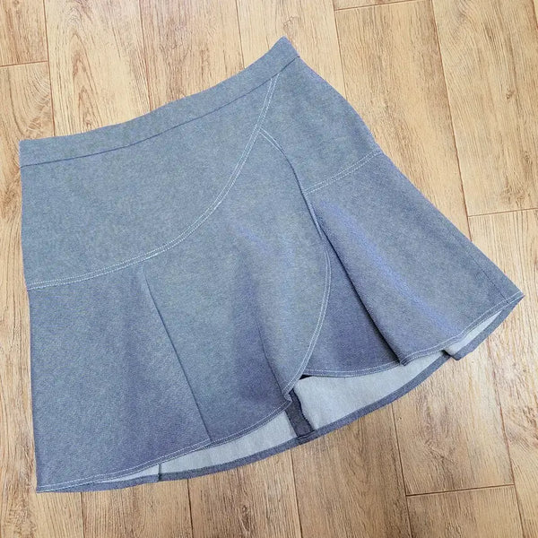 [BUNJANG] Club Monaco Wrap Skirt Sky Blue / 클럽모나코(Club Monaco) 랩스커트 66 새상품
