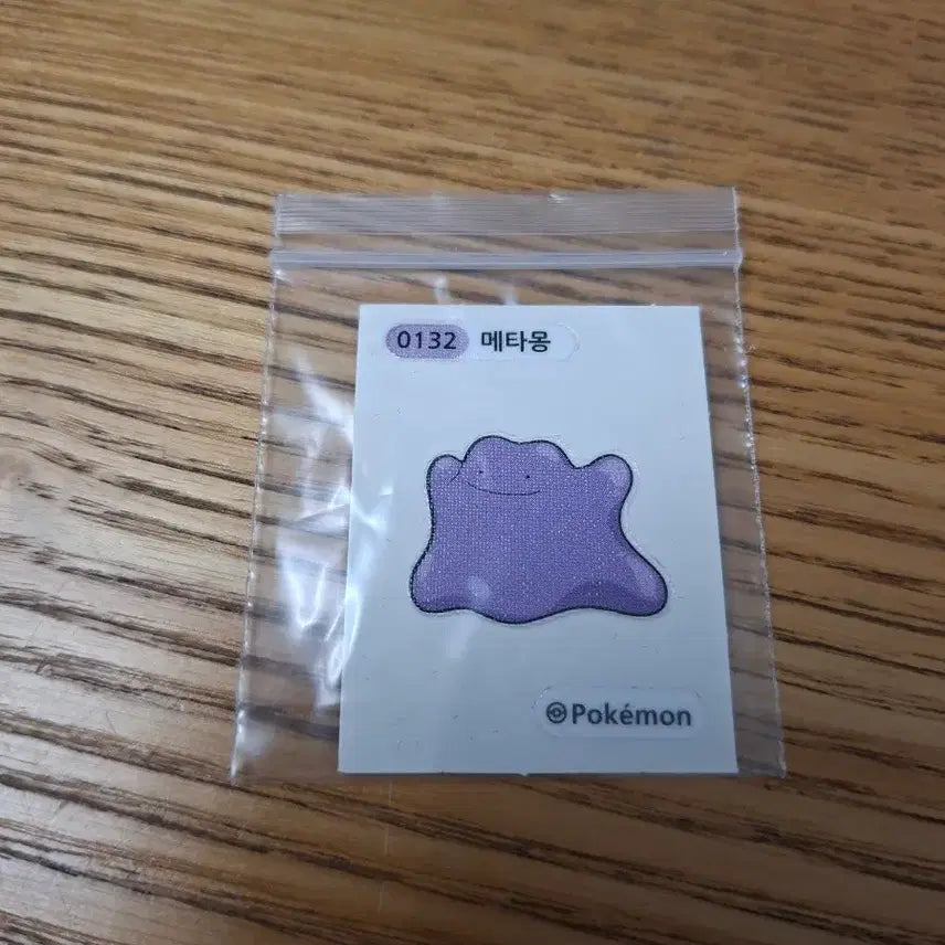 [BUNJANG] Pokemon Ditto Sticker Ttibusil / 포켓몬 0132 메타몽 스티커 띠부씰
