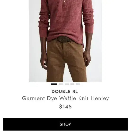 [BUNJANG] RRL Henly Neck Shirt M / rrl 헨리넥 m