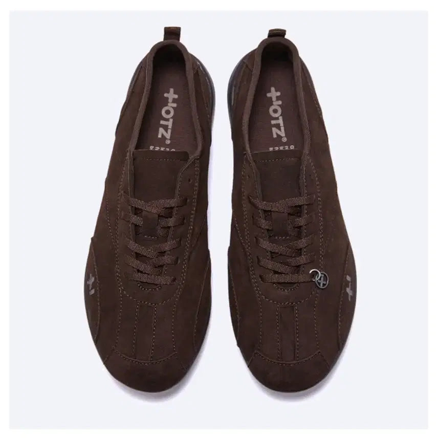 [BUNJANG] Ozzi Romari Suede Sneakers Brown / [오찌] 로마리 스웨이드 스니커즈 브라운