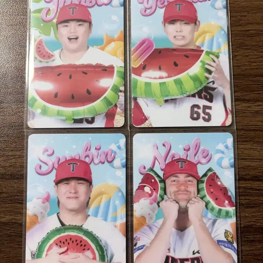 [BUNJANG] Kia Tigers Summer Photocard Bundle Set / 기아 타이거즈 여름 포카 일괄판매