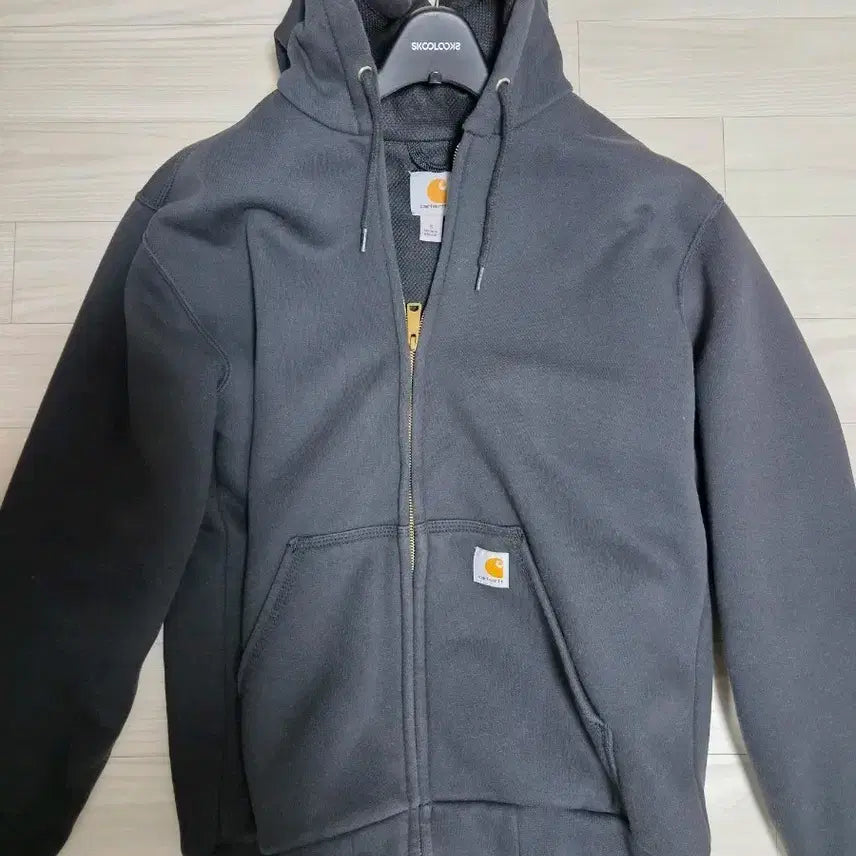 [BUNJANG] Carhartt Thermal Lined Hooded Zip-Up Black S / 칼하트 써멀 라인드 후드집업 블랙 s