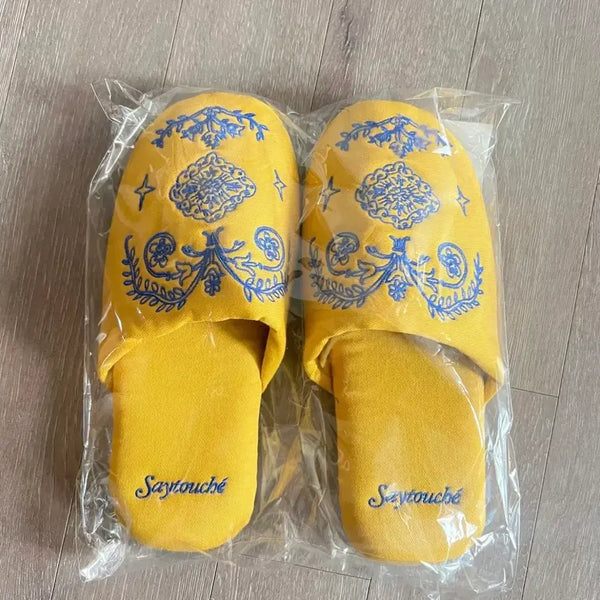 [BUNJANG] Seitouche Persian Room Slippers Yellow / (새상품)세이투셰 페르시안룸 실내화 옐로우