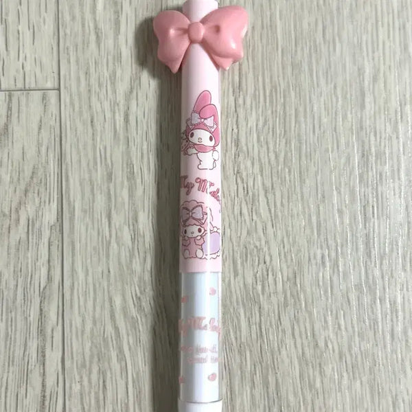 [BUNJANG] Sanrio My Melody Piano 2-Color Ribbon Ballpoint Pen / 산리오 마이멜로디 피아노 펜 볼펜 2색 리본