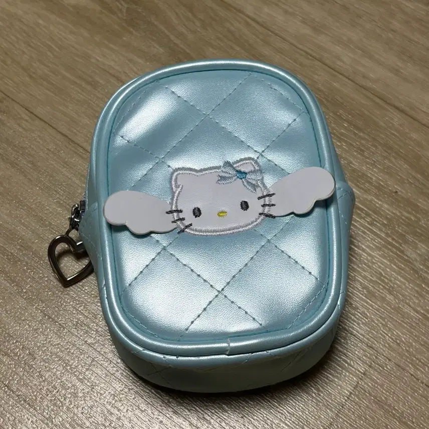 [BUNJANG] Hello Kitty Pouch Sky Blue / 헬로키티 파우치 하늘색