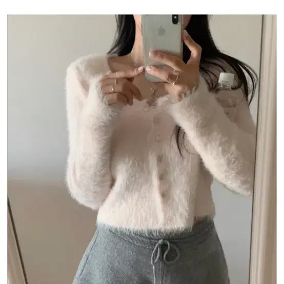 [BUNJANG] Thewish Leeds Winter Base Slim Cardigan / 더위시 Leeds 윈터 베이스 슬림 가디건