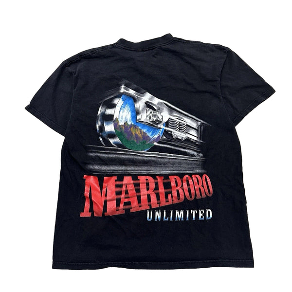 [BUNJANG] 90s Vintage Marlboro Unlimited Train Pocket T-Shirt / 90s 빈티지 말보로 언리미티드 트레인 포켓 반팔티