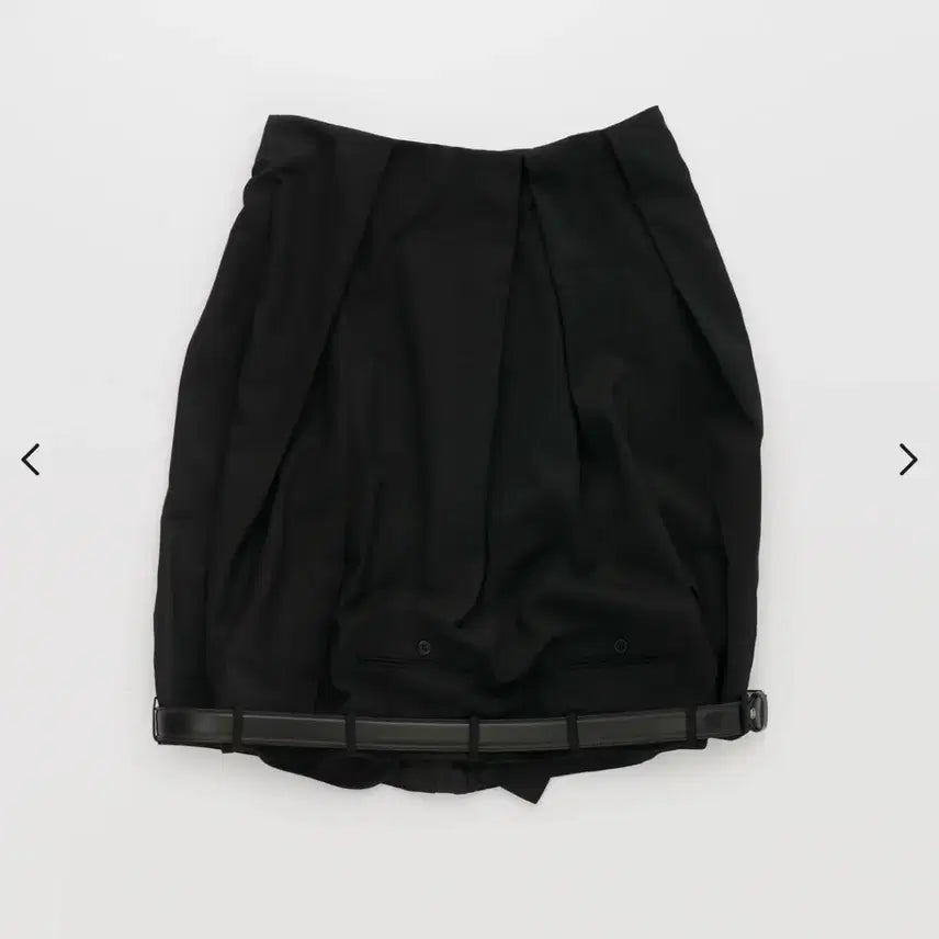 [BUNJANG] Hodacova 25FW Upside Trousers Skirt Wide Black / (새상품)[XS] 호다코바 25fw 업사이드 트라우저 스커트 와이드/블랙