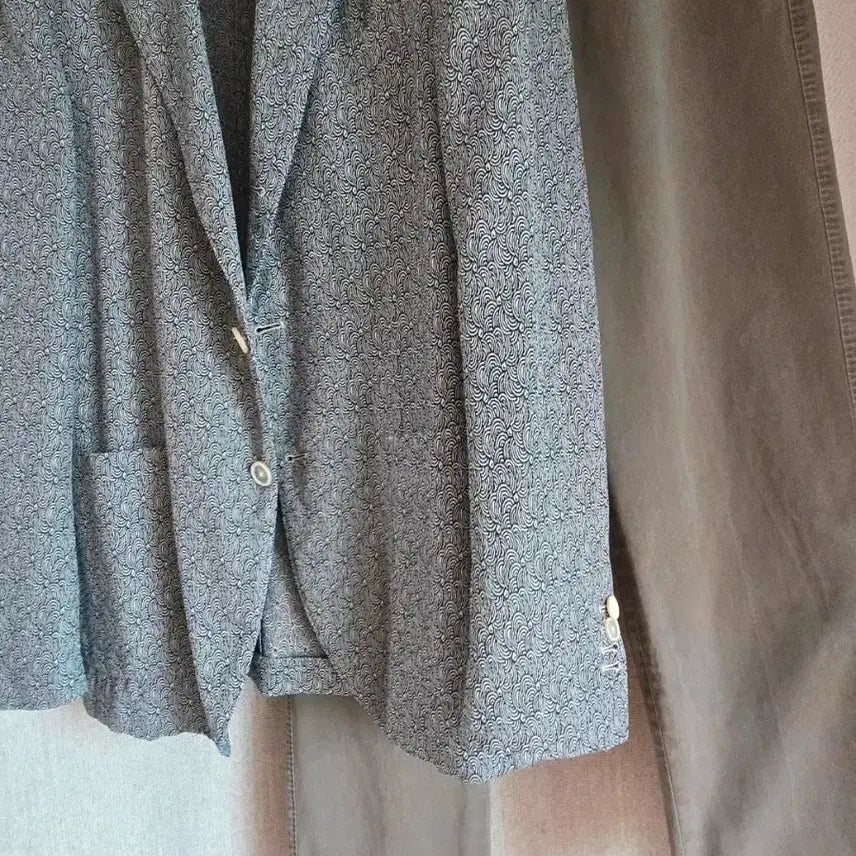 [BUNJANG] Gabriele Pasini Men's Unconstructed Jacquard Blazer IT48/KR100 / 가브리엘 파시니  it48