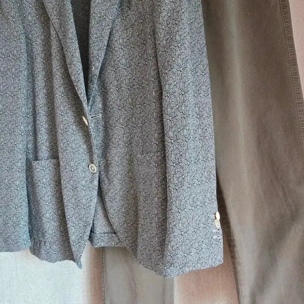 [BUNJANG] Gabriele Pasini Men's Unconstructed Jacquard Blazer IT48/KR100 / 가브리엘 파시니  it48