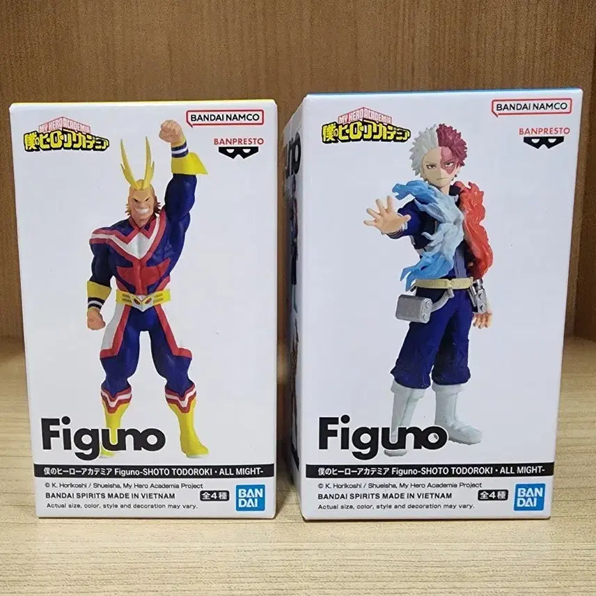 [BUNJANG] My Hero Academia All Might & Todoroki Figure Set (2-Piece) / (정품 새상품)나히아 피규노 올마이트 토도로키 피규어 2개세트