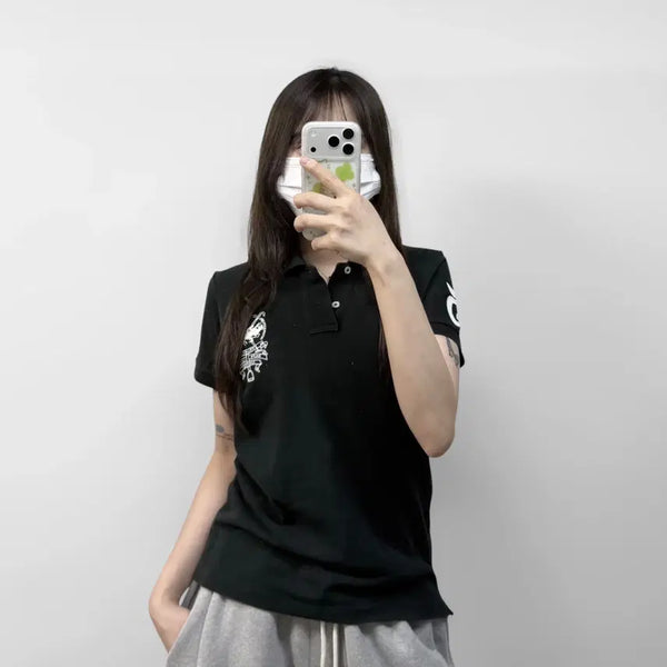 [BUNJANG] Polo Ralph Lauren Iconic Big Pony Embroidered Polo Shirt Black / 폴로 랄프로렌 아니코닉 빅포니 자수 카라티 블랙
