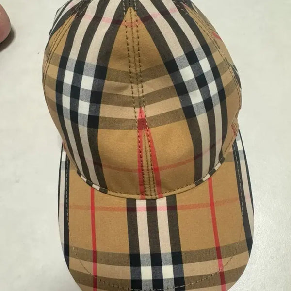 [BUNJANG] Burberry Check Baseball Cap / 버버리 체크 볼캡