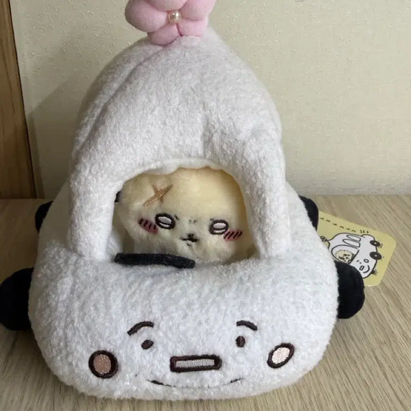 [BUNJANG] Chiikawa Racco Bungbung Plush / 치이카와 먼작귀 랏코 붕붕이 드라이브 누이