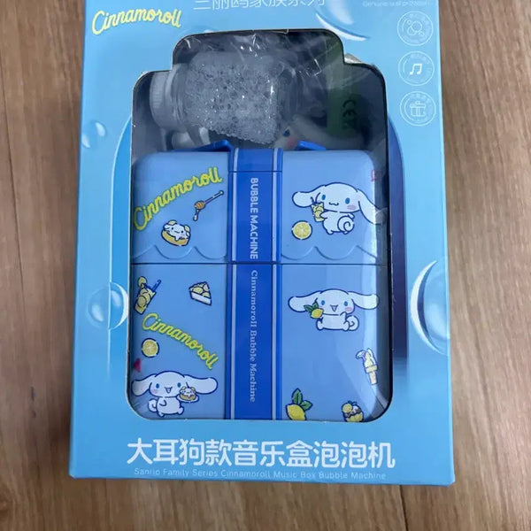 [BUNJANG] Sanrio Cinnamoroll Music Box Bubble Machine (Unsealed) / (개봉)시나모롤 뮤직 박스 버블 머신