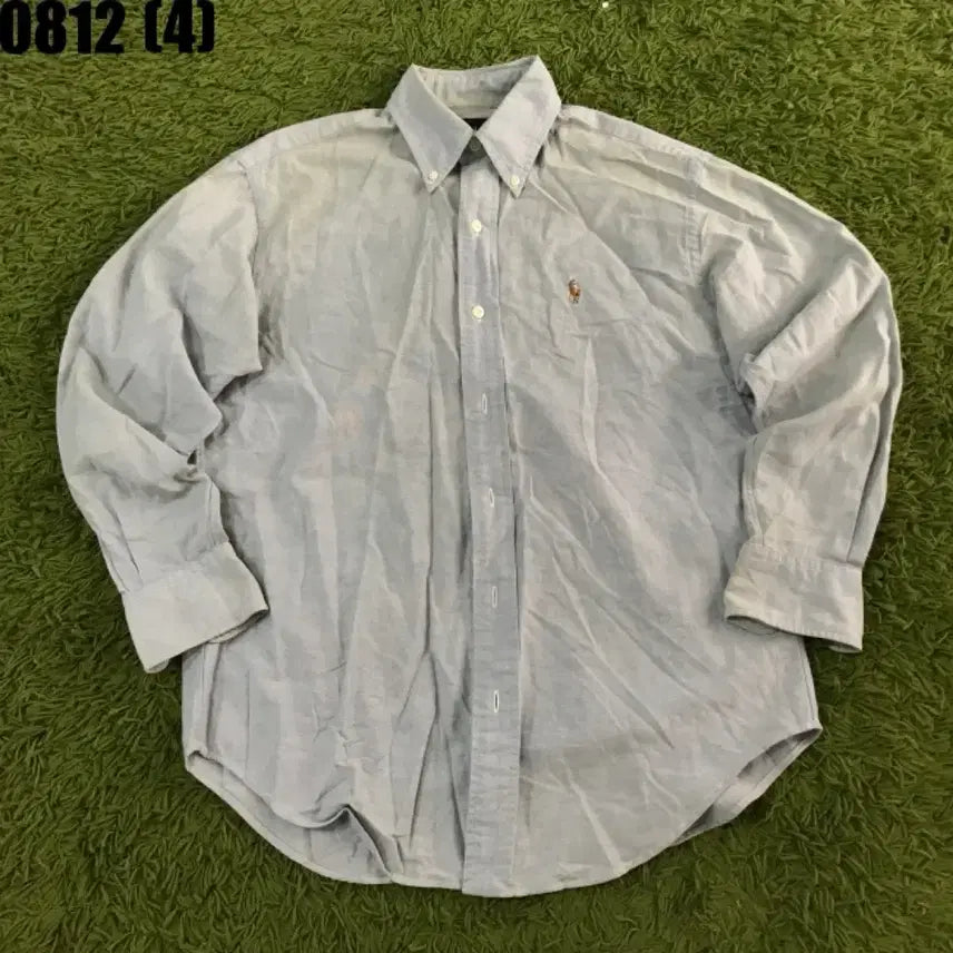 [BUNJANG] Polo Ralph Lauren Blue Button-Down Shirt / 폴로 랄프로렌 셔츠 블루 0812
