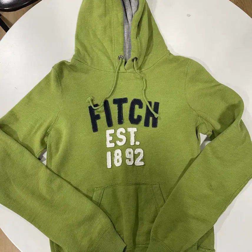 [BUNJANG] Abercrombie Green Peach Fleece Hoodie / M 아베크롬비 녹색 피치 후드