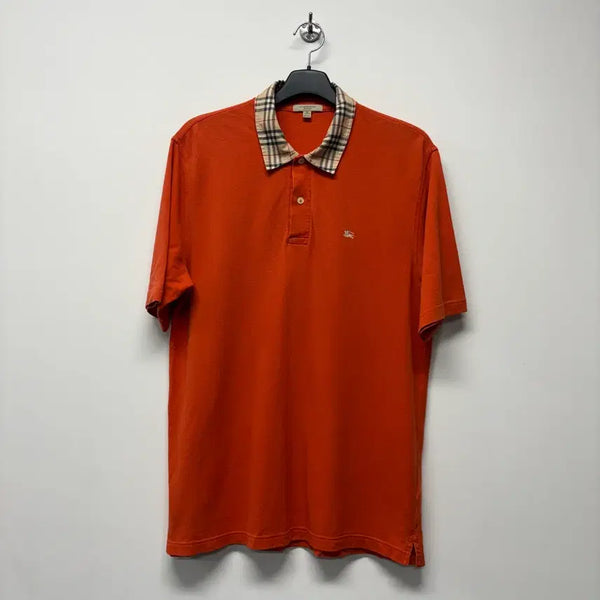 [BUNJANG] Burberry London Check Collar Polo Shirt / 버버리 런던 체크 카라티