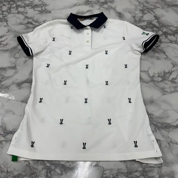 [BUNJANG] Peter Jensen x Regis Rabbit Pattern Short Sleeve T-Shirt / 피터젠슨X레지스 토끼 패턴 반팔
