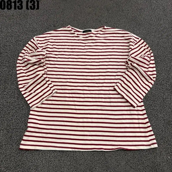 [BUNJANG] Vanake Striped Long-Sleeve T-Shirt (Free Size) / Van ake 줄무늬 긴팔 티셔츠 F 8/13