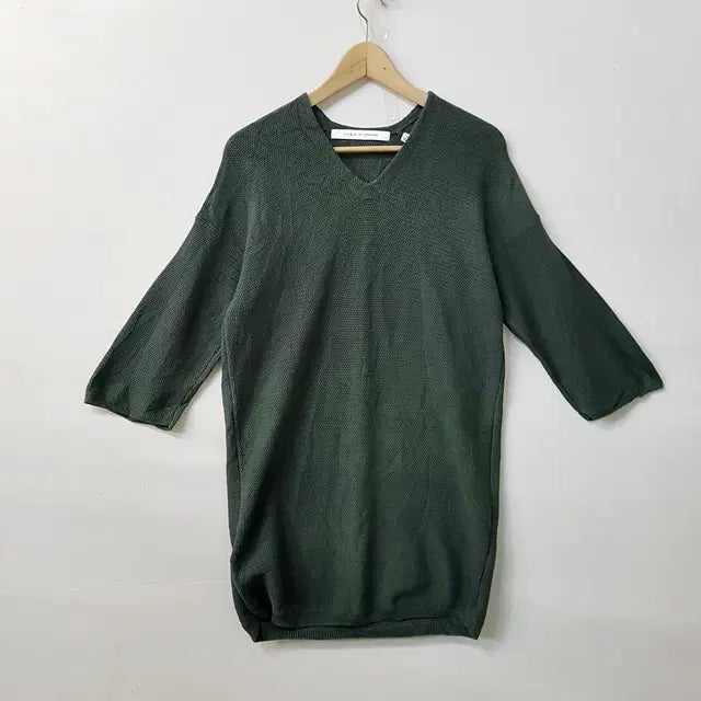 [BUNJANG] Uniqlo x Lemaire Knit Dress Deep Green / LEMAIRE 유니클로 니트 원피스 딥그린