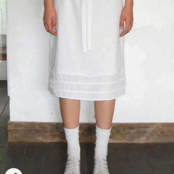 [BUNJANG] Sinoon Mixed Skirt White / 새상품) 시눈 믹스드 스커트 화이트