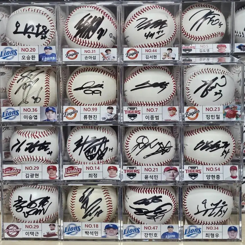 [BUNJANG] KBO Autographed Baseball Collection / kbo 싸인볼