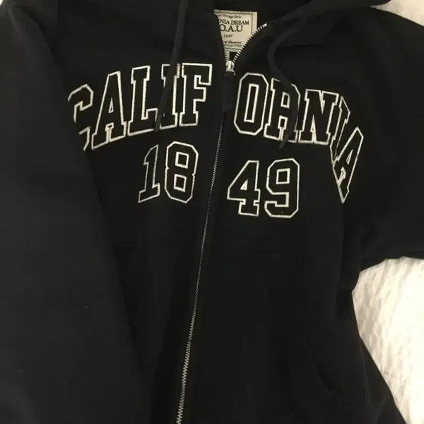 [BUNJANG] Whoo You Hoodie Zip-up / 후아유 후드집업