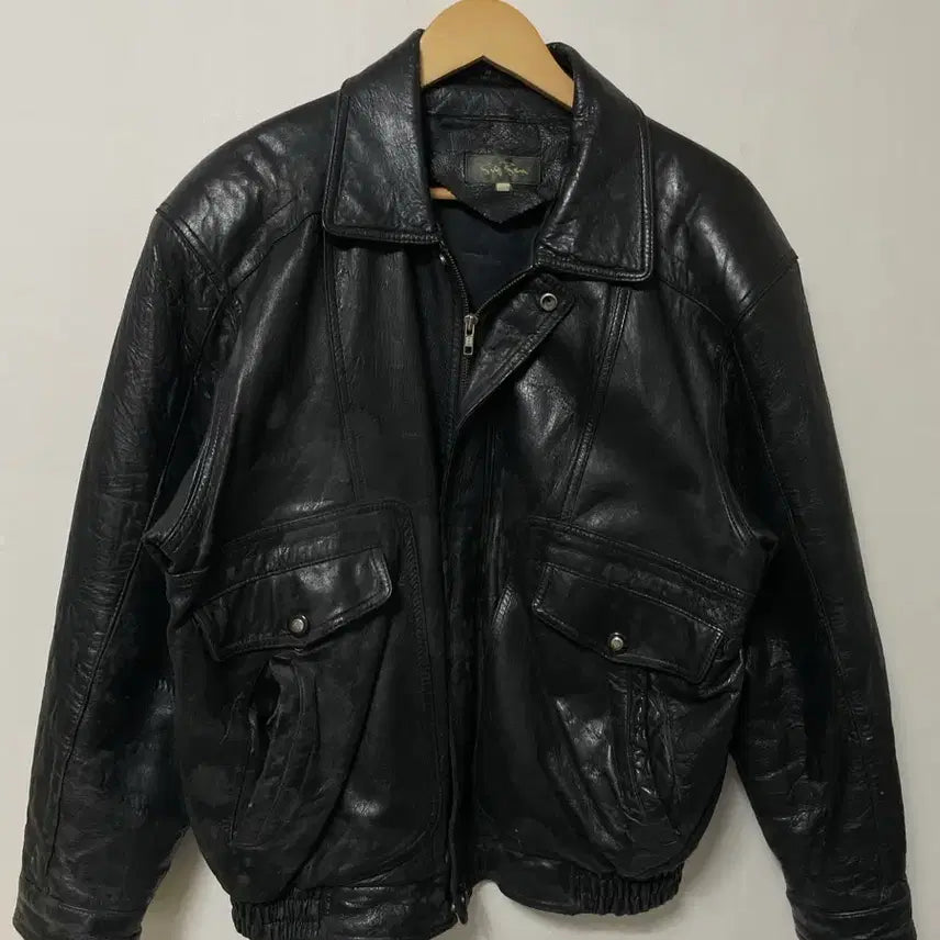 [BUNJANG] Big Ben Old School Leather Jacket / 100-105 Big Ben 올드스쿨 레더 양가죽 자켓 정품