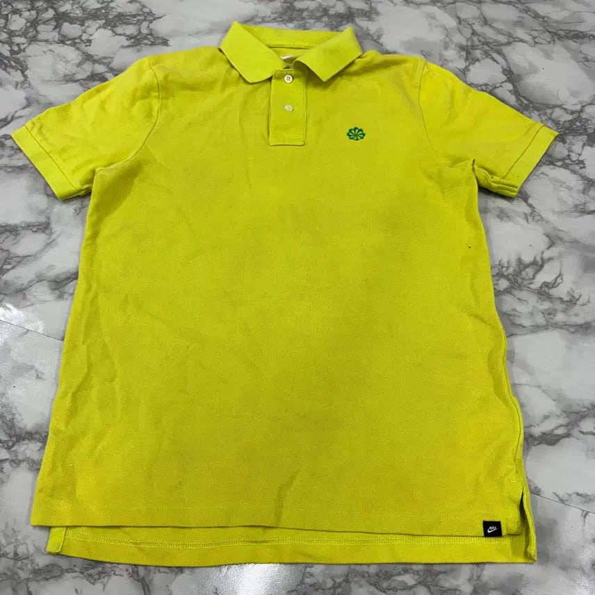 [BUNJANG] Nike Flower Logo Polo Shirt - Medium / 나이키 플라워 로고 카라티 M