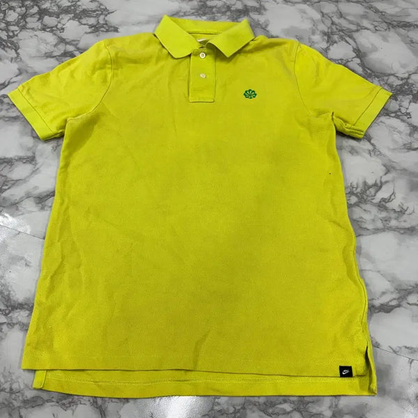 [BUNJANG] Nike Flower Logo Polo Shirt - Medium / 나이키 플라워 로고 카라티 M