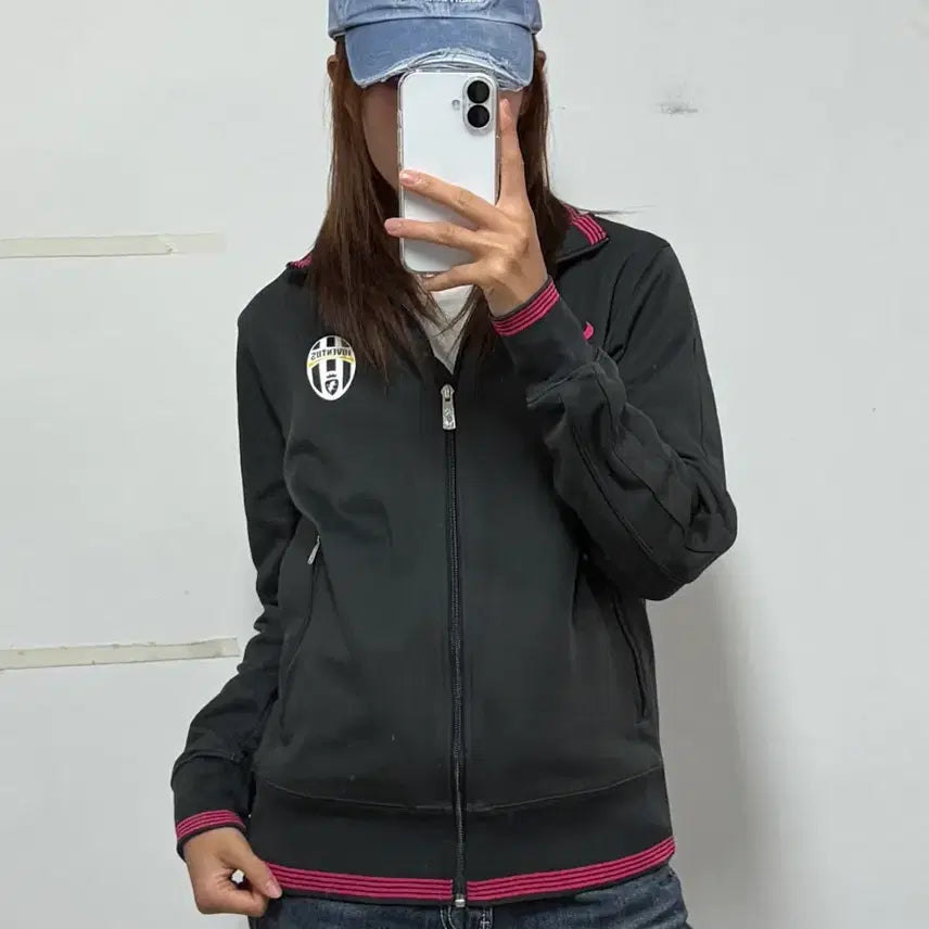 [BUNJANG] Nike Juventus Track Top Jersey Charcoal Pink / 나이키 유벤투스 트랙탑 져지 차콜 핑크