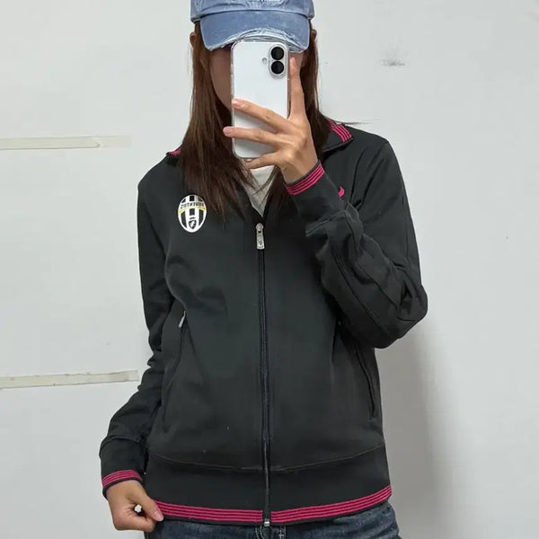 [BUNJANG] Nike Juventus Track Top Jersey Charcoal Pink / 나이키 유벤투스 트랙탑 져지 차콜 핑크