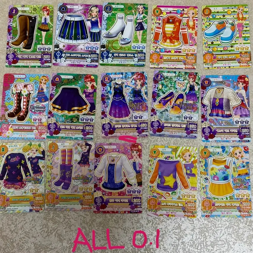[BUNJANG] Aikatsu! Trading Cards / 아이엠스타 아이카츠 카드 급처 양도 한판