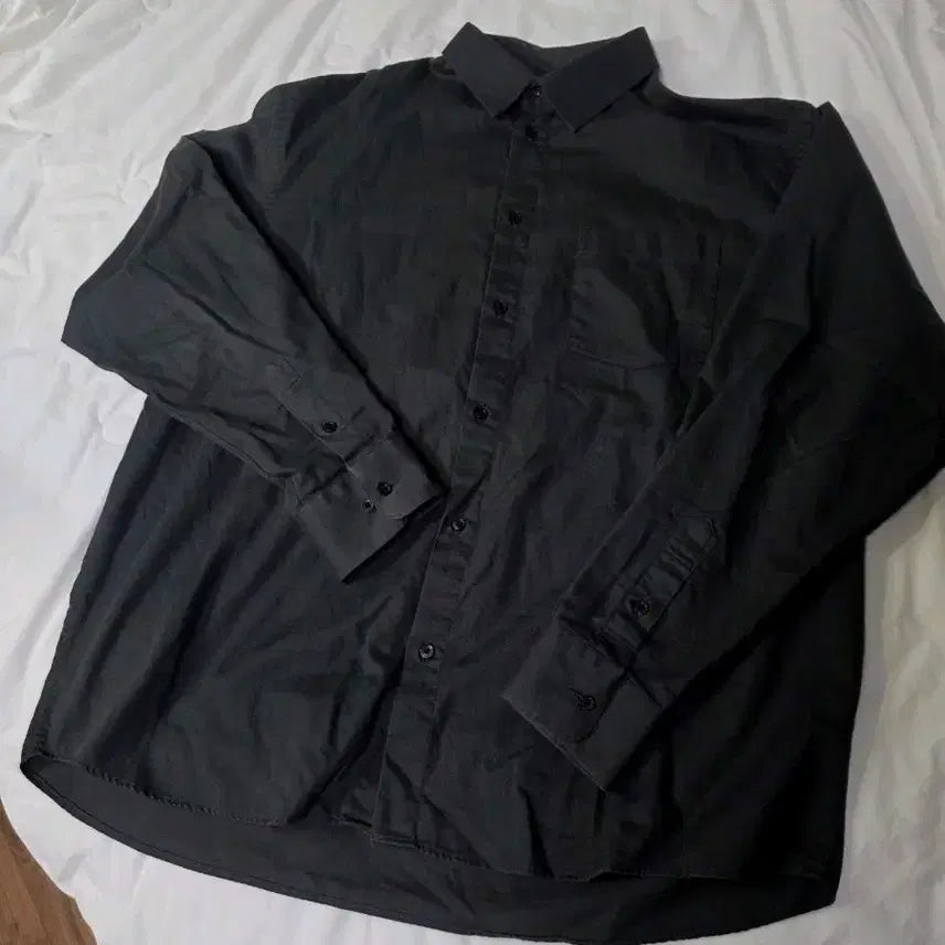 [BUNJANG] Perenne Relaxed Shirts Washed Charcoal Size 1 / 퍼렌 릴렉스드 셔츠 워시드 차콜 1