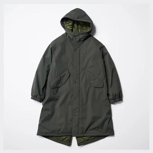 [BUNJANG] Uniqlo Engineered Garments Hooded Coat Dark Green M / 유니클로 엔지니어드 가먼츠 후드 코트 다크그린 M