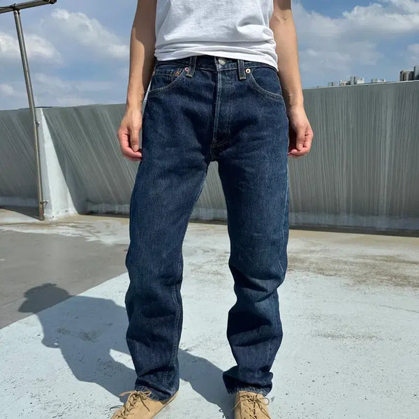 [BUNJANG] Levi's 501 90s Indigo Denim Pants (W28 L30) / Levis 90s 리바이스 501 인디고 데님팬츠(W28 L30)