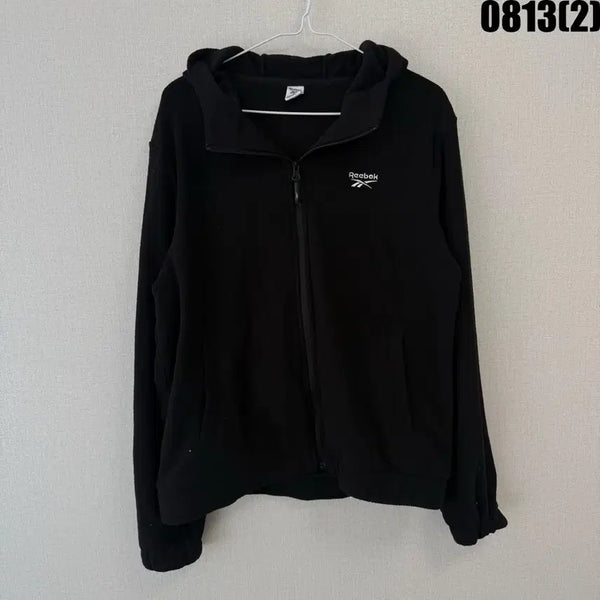 [BUNJANG] Reebok Hoodie Zip-Up Black XL / 리복 후드 집업 블랙 XL