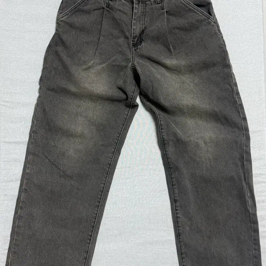 [BUNJANG] Dimitri Black Wide Denim Pants Grey / 디미트리블랙 와이드 데님 팬츠 그레이