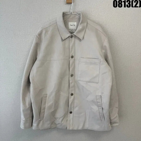 [BUNJANG] Tate & Tate Beige Shirt Jacket (105) / 테이트 셔츠 자켓 베이지 105
