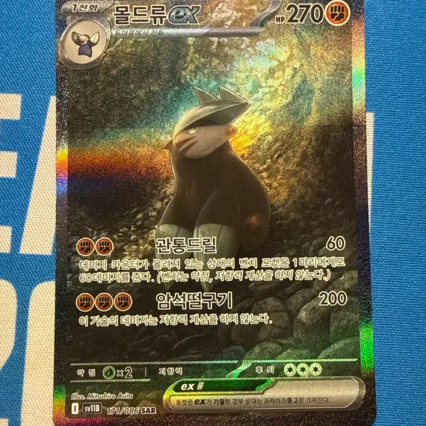 [BUNJANG] Pokemon Card Mordur SAR / 포켓몬카드 몰드류 SAR