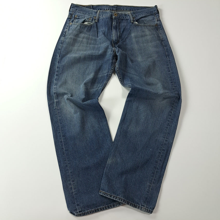 [BUNJANG] Levi's 569 Loose Straight Fit Denim Jeans - Blue Indigo / CA608 36 리바이스 569 루즈 스트레이트 데님 팬츠 바지