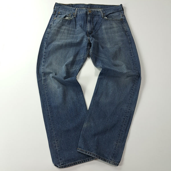 [BUNJANG] Levi's 569 Loose Straight Fit Denim Jeans - Blue Indigo / CA608 36 리바이스 569 루즈 스트레이트 데님 팬츠 바지
